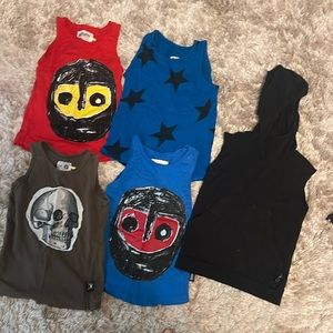 Nununu boys tank tops